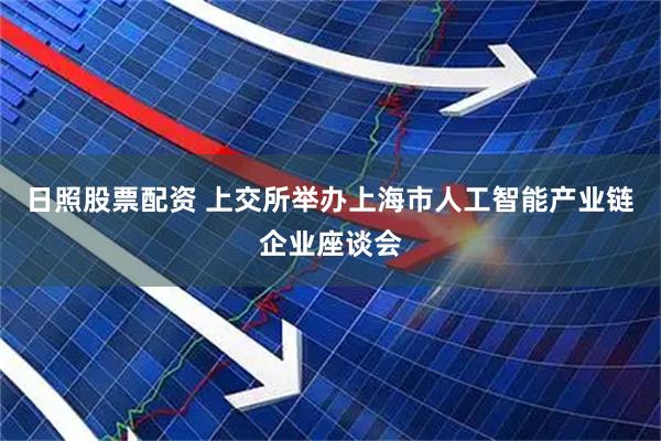 日照股票配资 上交所举办上海市人工智能产业链企业座谈会