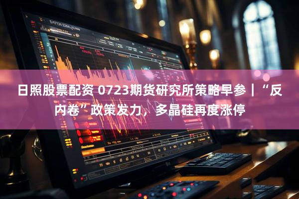 日照股票配资 0723期货研究所策略早参｜“反内卷”政策发力，多晶硅再度涨停
